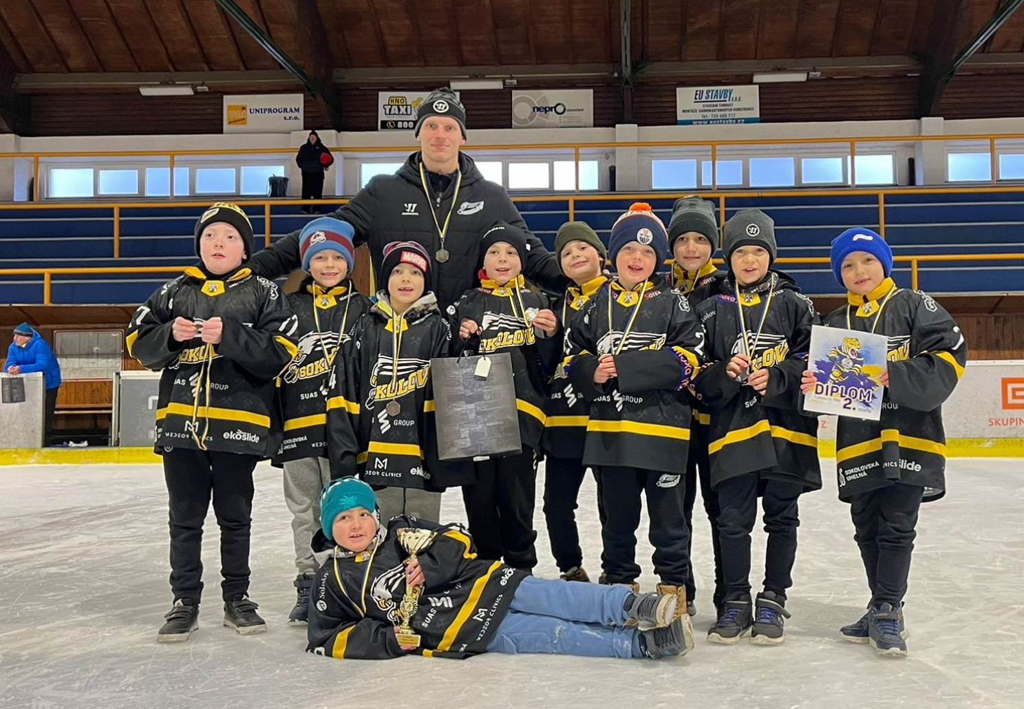 Kategorie U9 prohrála v Klášterci jen s Libercem