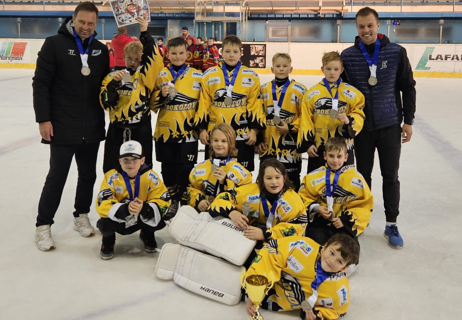 U10 vybojovala stříbro ve společném týmu s Energií