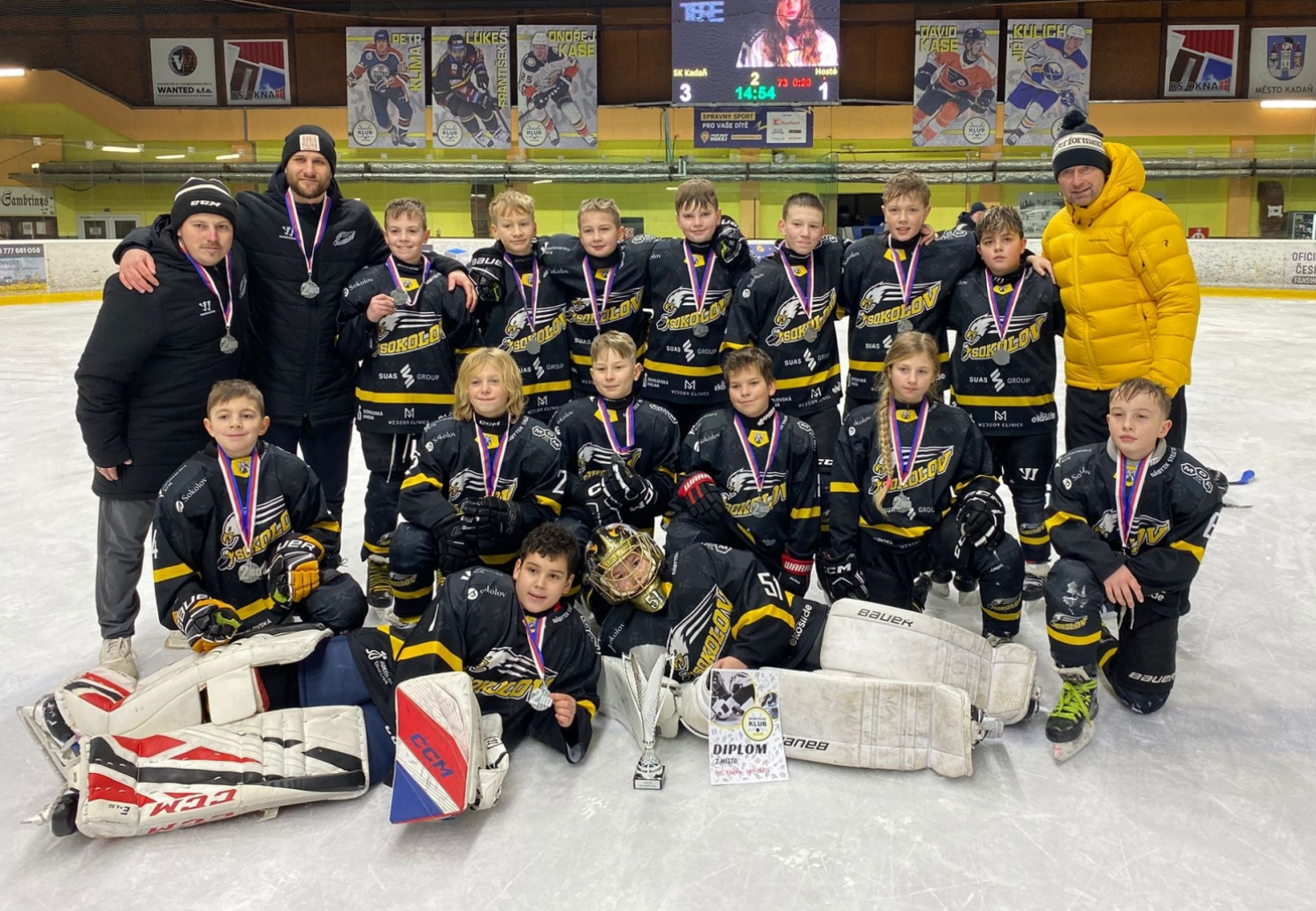 Mladší žáci v Kadani stříbrní